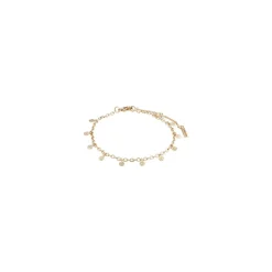 New Pilgrim Panne Armbånd, , 16+3 cm Gold Plated