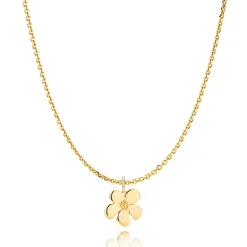 Best Izabel Camille Pansy Halskæde, , 40-45 cm Gold Plated