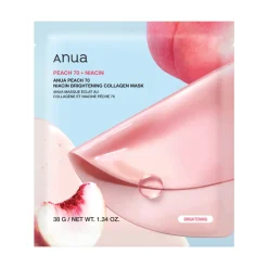 Anua Peach 70 Niacin Brightening Collagen Mask, 1 stk* Hudpleje