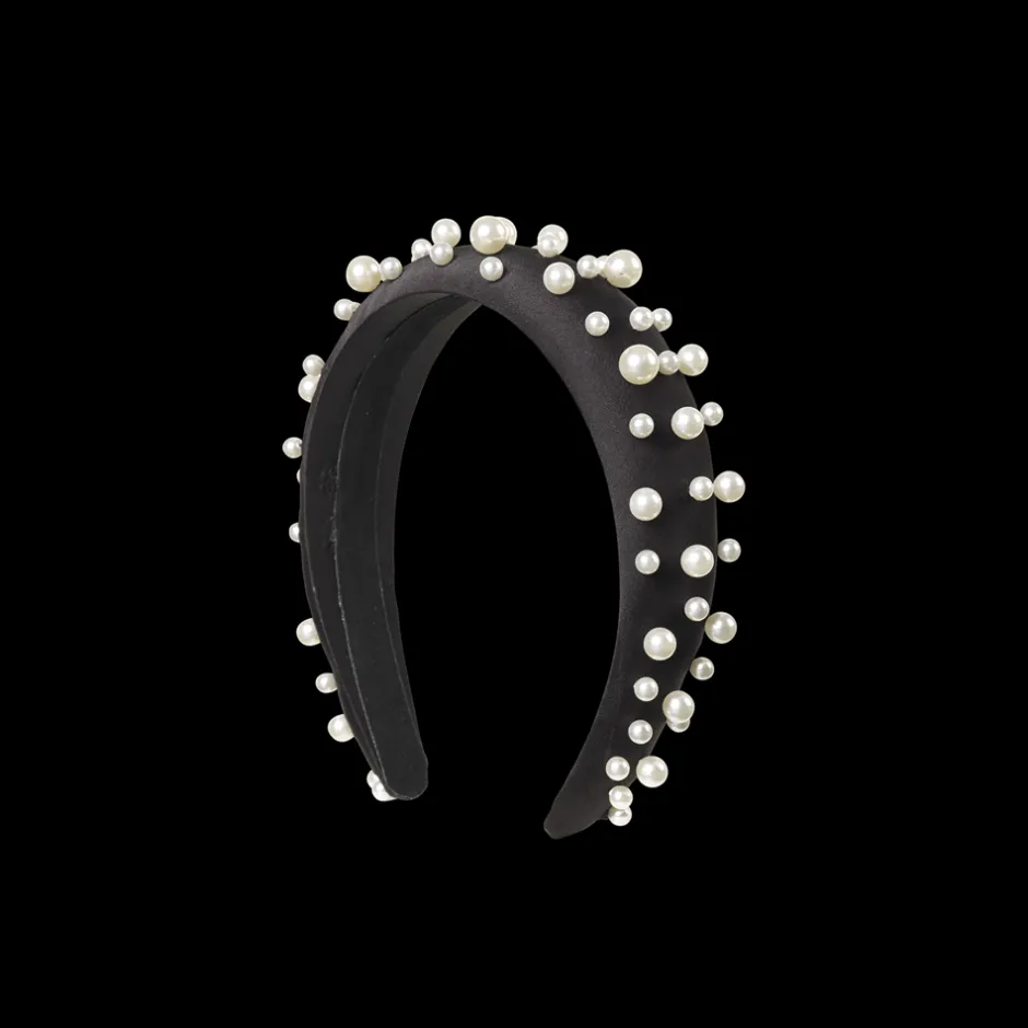 DAY ET Pearl Bead Hårbøjle, Black
