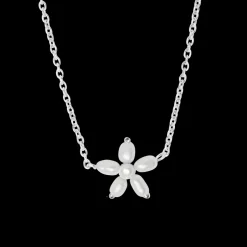 Clearance byBiehl Pearl Signatur Halskæde, , 45 cm Rhodinated Silver