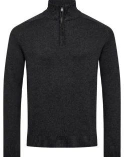 Clearance Bruun & Stengade Pelle Regular Fit Striktrøje, , XL Grey