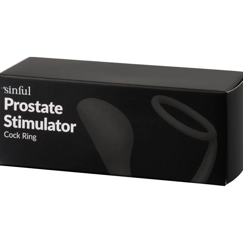 Sinful Penisring Med Prostata Stimulator* Sexlegetøj