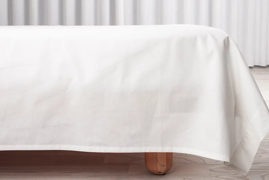 Sale Night and Day Percale Glat Lagen, , 150x260 cm Hvid