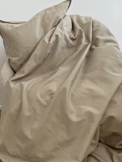 Clearance OMHU Percale Sengetøj, , 140x220 cm Mud