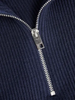 Jack&Jones Perfect Half Zip Striktrøje, , L* Strik