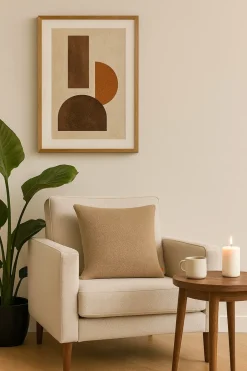 Skriver Collection Phil Pude, , 45x45 cm Dark Sand