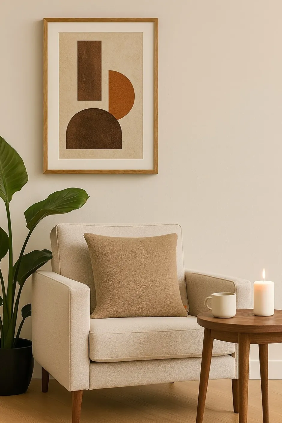 Skriver Collection Phil Pude, , 45x45 cm Dark Sand