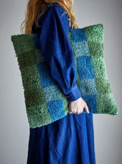 Bloomingville Pil Pude, , 50x50 cm Green