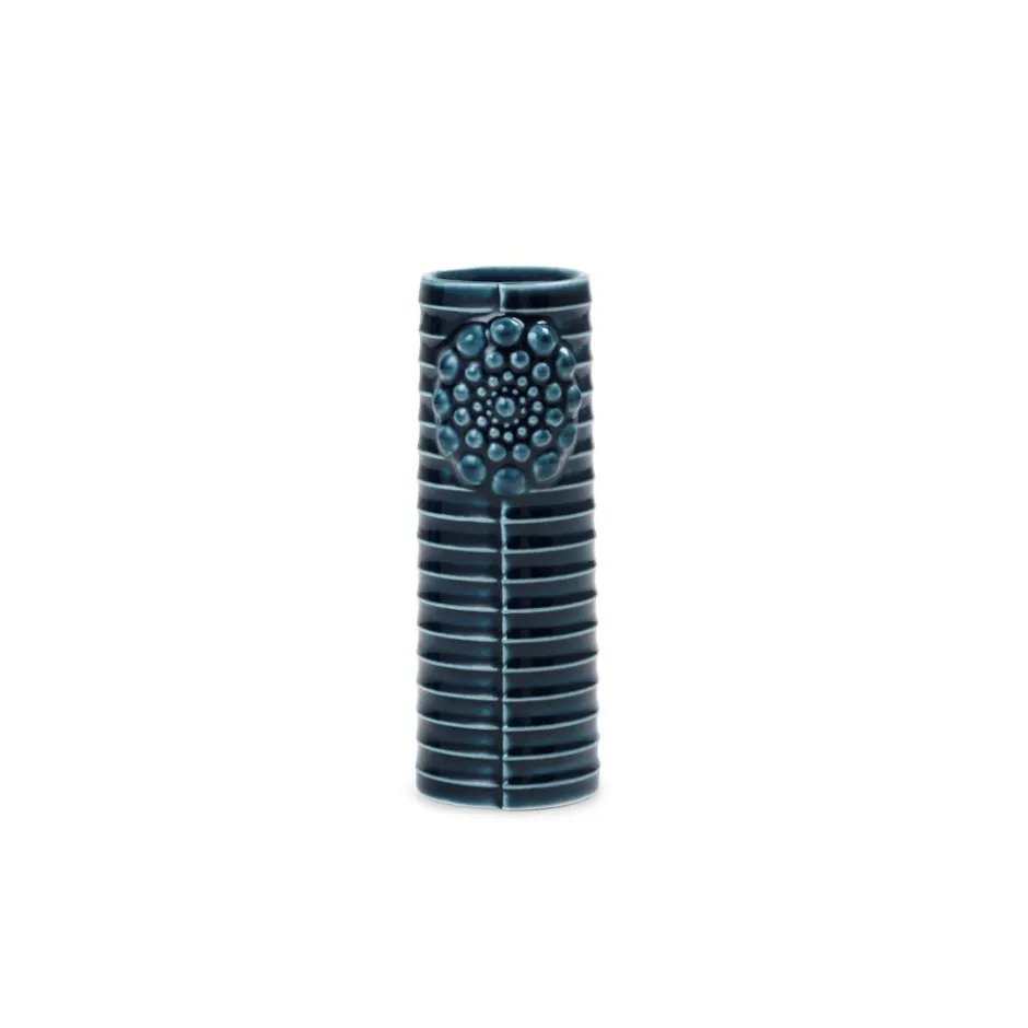 Online DOTTIR Pipanella Lines Mictro Vase, PETROL