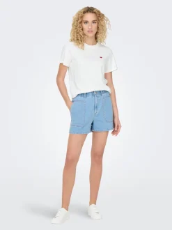 Clearance JDY Pisa T-shirt, , L Cloud Dancer/Bittersweet Heart