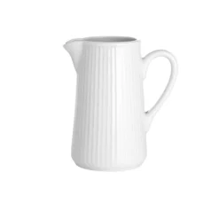 Clearance Pillivuyt Plissé Mælkekande, , 0,35 L Hvid