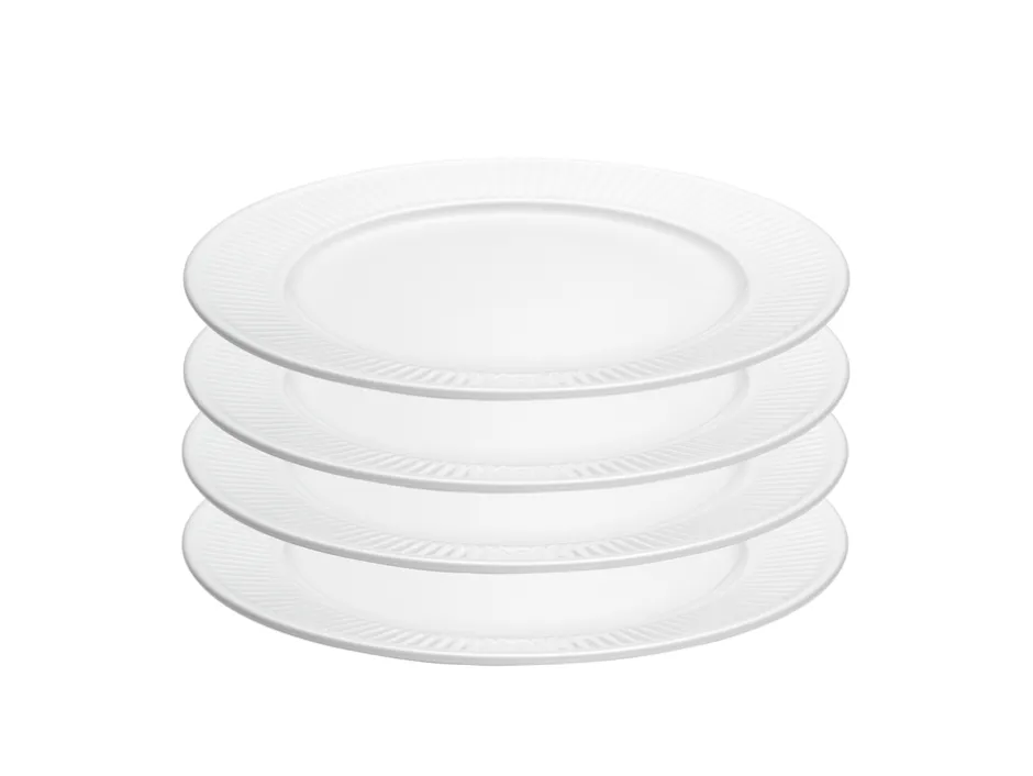 Pillivuyt Plissé 4-pak Tallerken, , Ø28 cm* Tallerkener