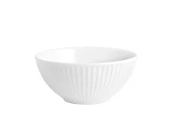 Sale Pillivuyt Plissé Skål, , Ø12 cm Hvid