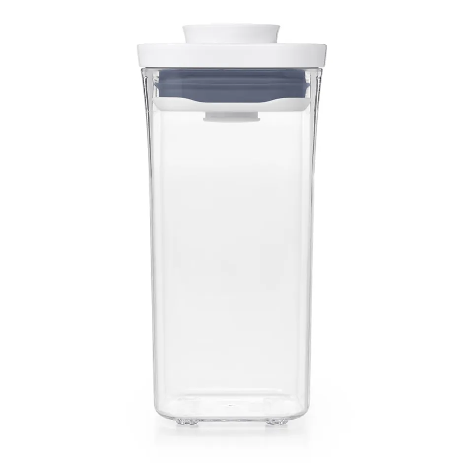 Hot OXO POP Container Kvadratisk Opbevaringsboks, , 500 ml Transparent/White