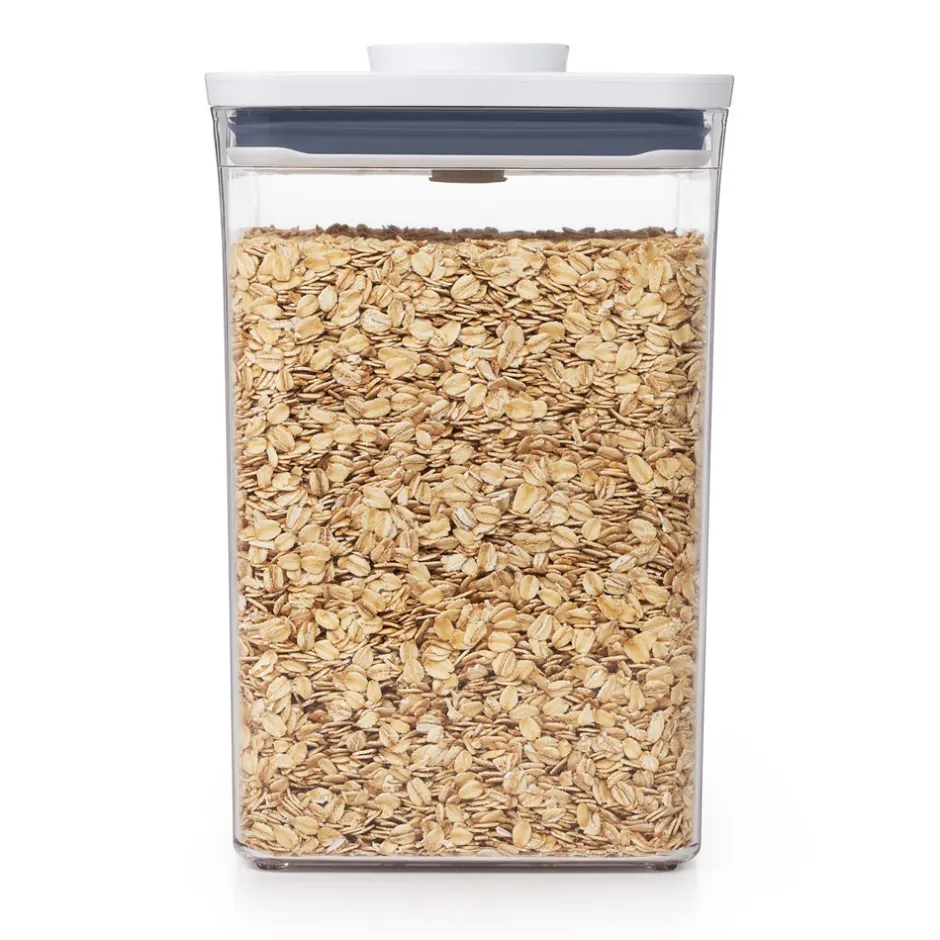 Sale OXO POP Container Kvadratisk Opbevaringsboks, , 4200 ml Transparent/White