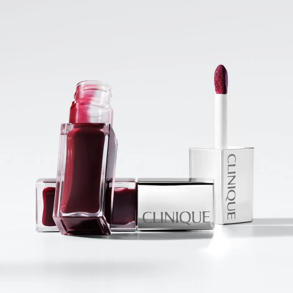 New Clinique Pop Lip & Cheek Oil, Black Honey Glow