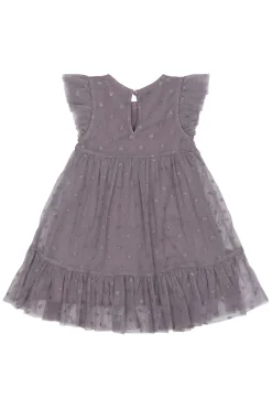 THE NEW Poppy Kjole, , 104 cm Gray Ridge AOP