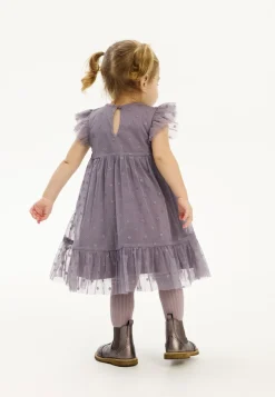 THE NEW Poppy Kjole, , 104 cm Gray Ridge AOP