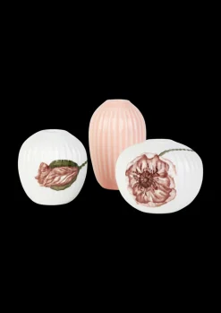Hot Kähler Poppy 3-pak Minivaser, Hvid