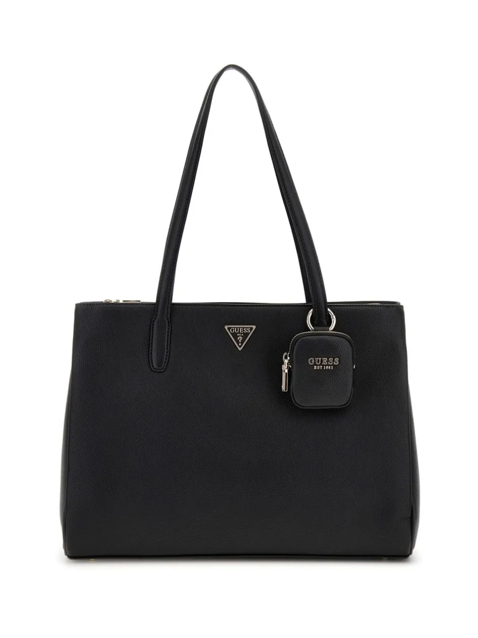 Outlet Guess Power Play Charm Shopper, Black