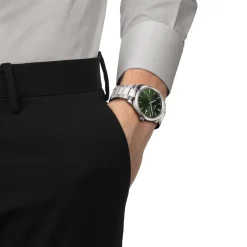 Discount Tissot PR 100 T150.410.11.091.00, , 40 mm Steel/Green