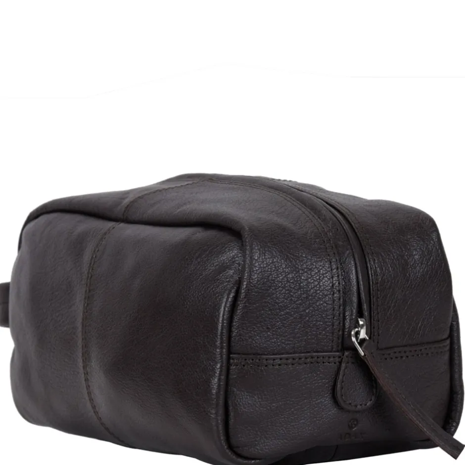 Outlet Adax Prato Harry Toilettaske, Dark Brown