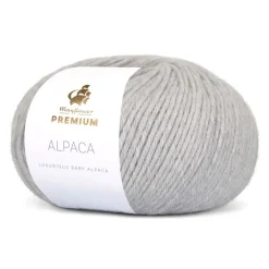 Mayflower Premium Alpaca Garn, , 50 g 011 Sølv