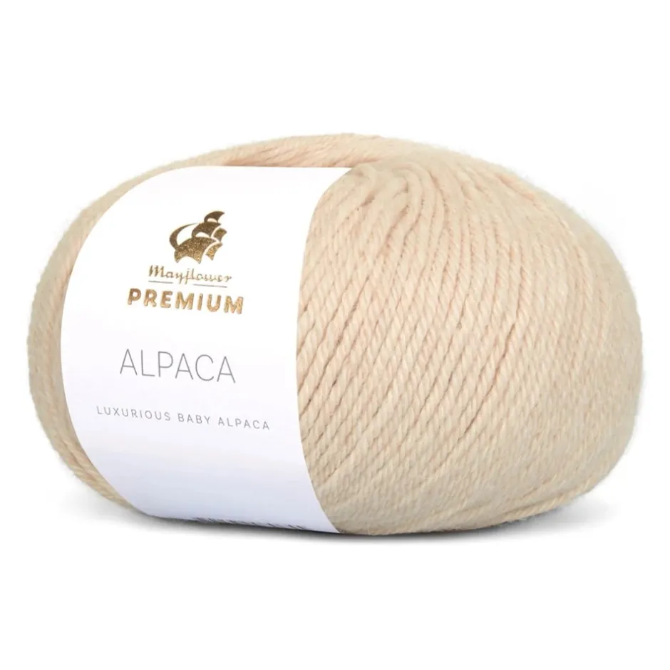Discount Mayflower Premium Alpaca Garn, , 50 g 003 Østers