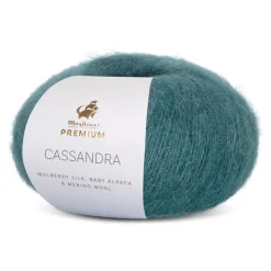 New Mayflower Premium Cassandra Garn, , 25 g 010 Regn