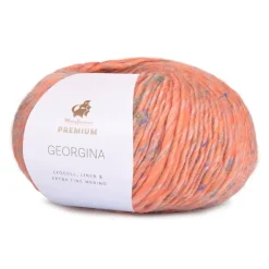 Mayflower Premium Georgina Garn, , 50 g 011 Lys Orange
