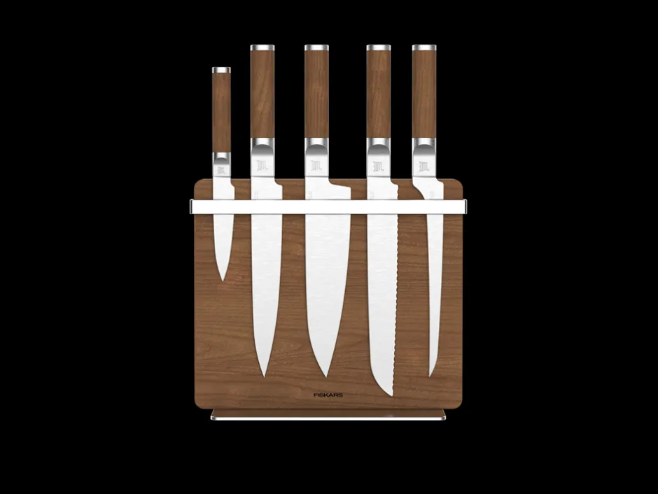 Fiskars Premium Knivblok, Birk, H:30,8 cm* Køkkenknive & Tilbehør