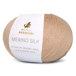 New Mayflower Premium Merino Silk Garn, , 25 g 002 Hør