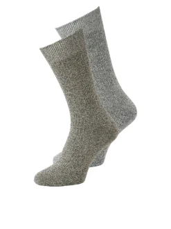 Outlet Jack&Jones Premium 2-pak Strømper, , One Size Silver Linning