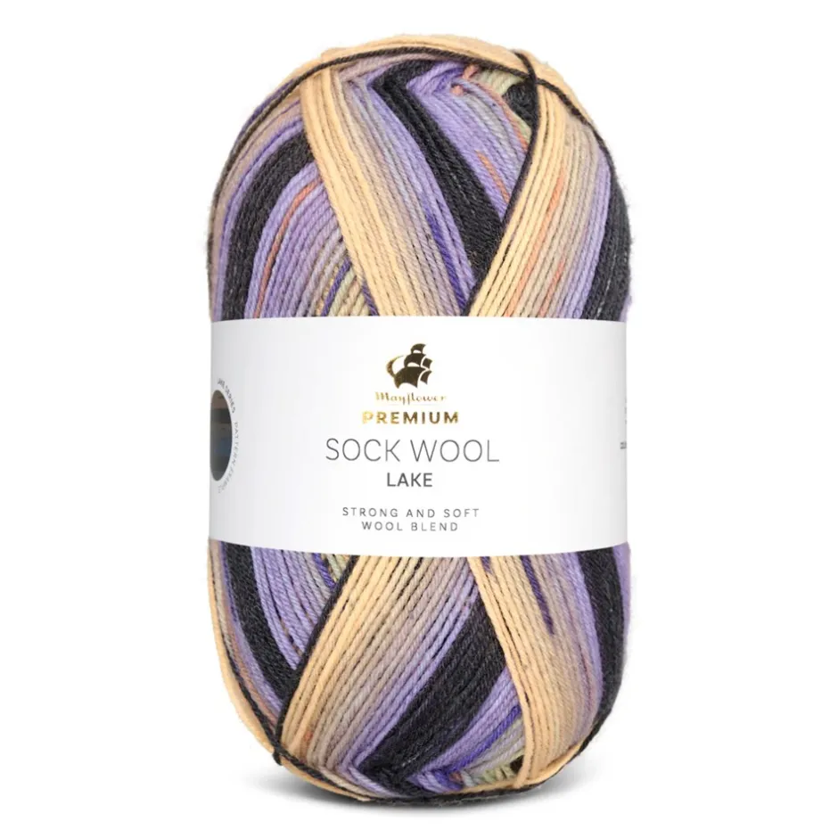 Mayflower Premium Sock Wool Lake Garn, , 100 g* Garn