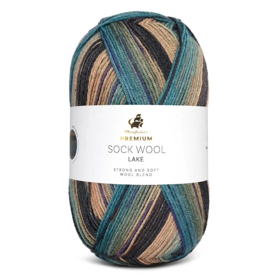 Mayflower Premium Sock Wool Lake Garn, , 100 g* Garn