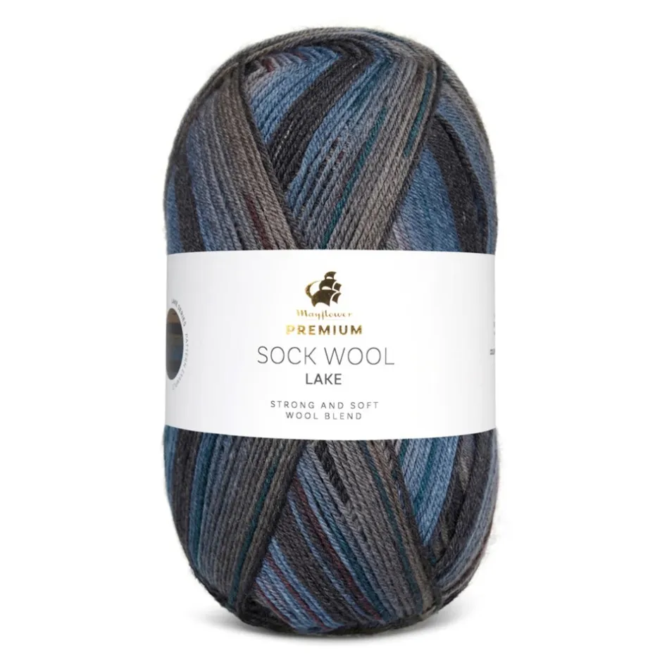 Mayflower Premium Sock Wool Lake Garn, , 100 g* Garn