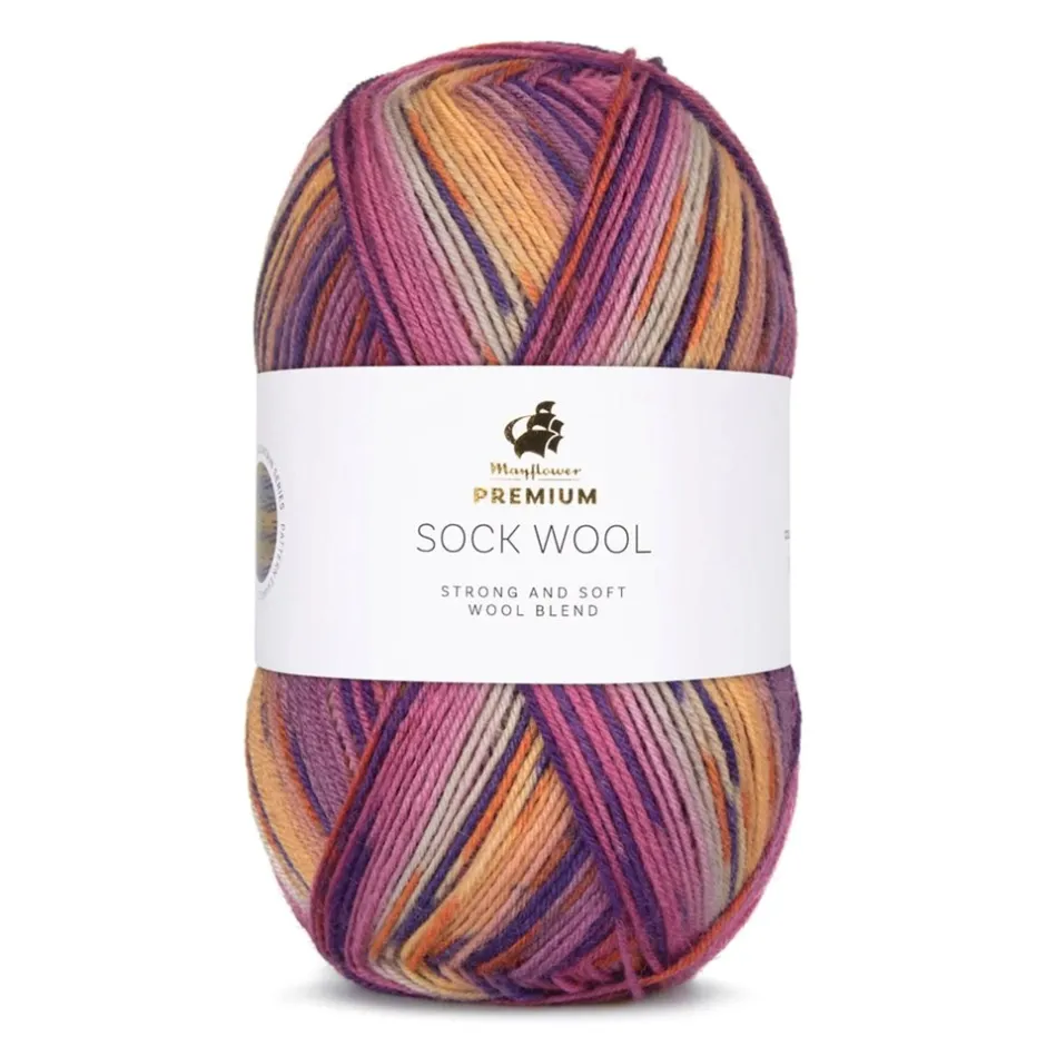 New Mayflower Premium Sock Wool Mountain Garn, , 100 g 007 Zagros