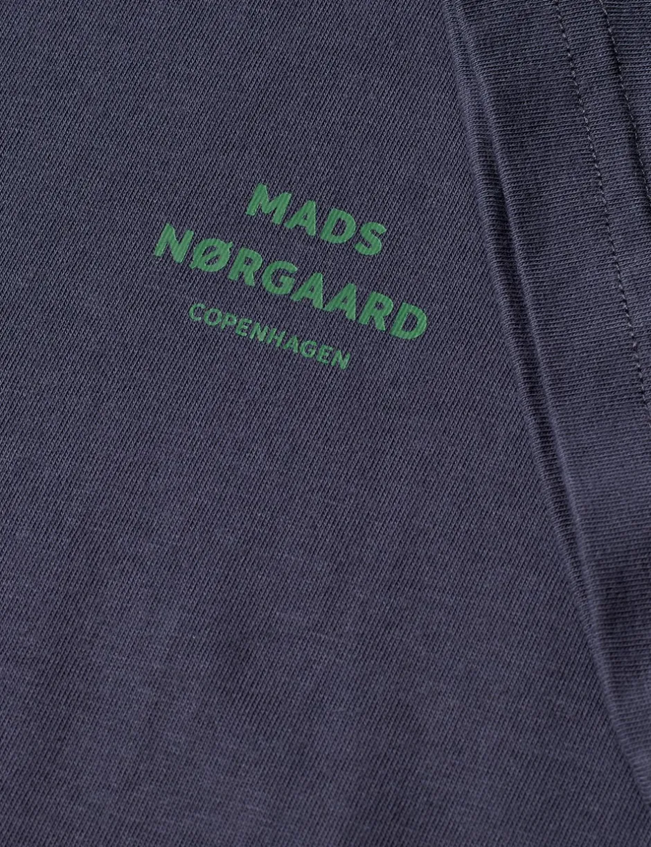 Clearance Mads Nørgaard Printed Logo Thorlino T-shirt, , 14 år Parisian Night