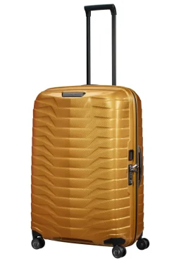 New Samsonite Proxis Spinner 75 Kuffert, Honey Gold
