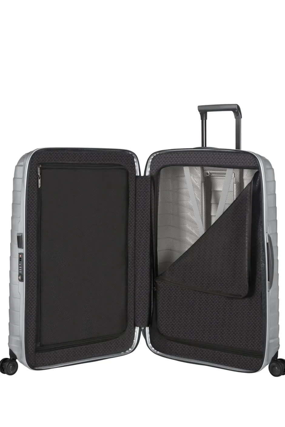 Best Samsonite Proxis Spinner 75 Kuffert, Silver