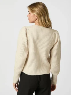 Outlet Neo Noir Puli Knit Cardigan, , 36 Ivory