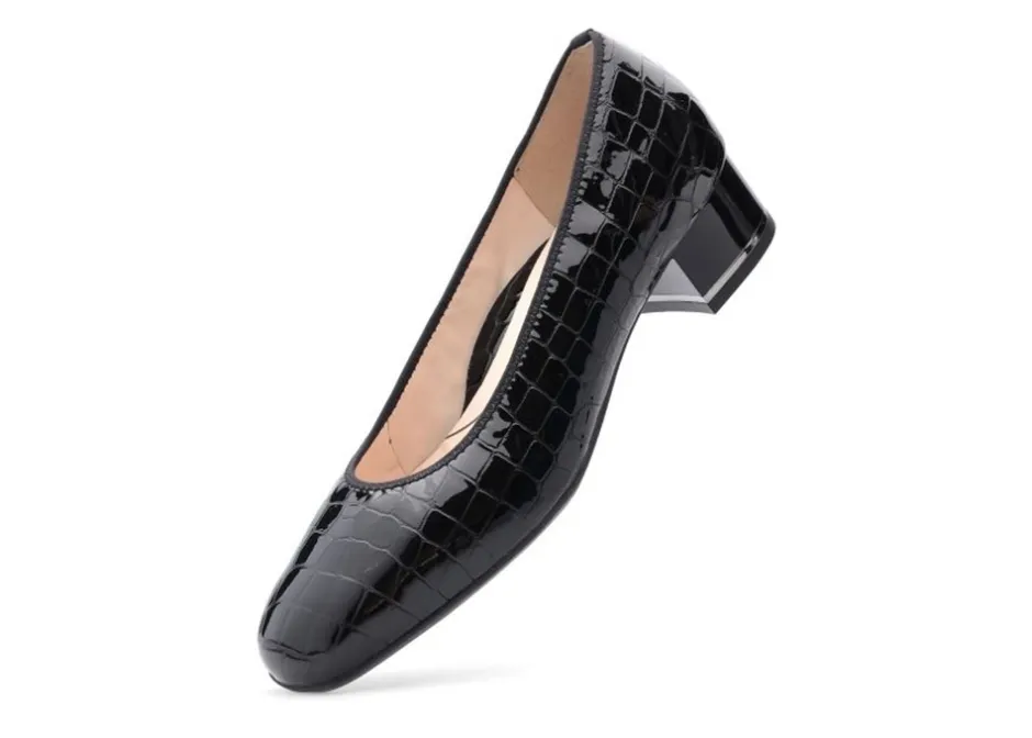 New Ara Pumps, , 40.5 Krokola Black