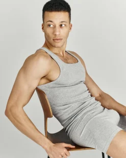 Impetus Pure Cotton Tanktop, , XXL Grey