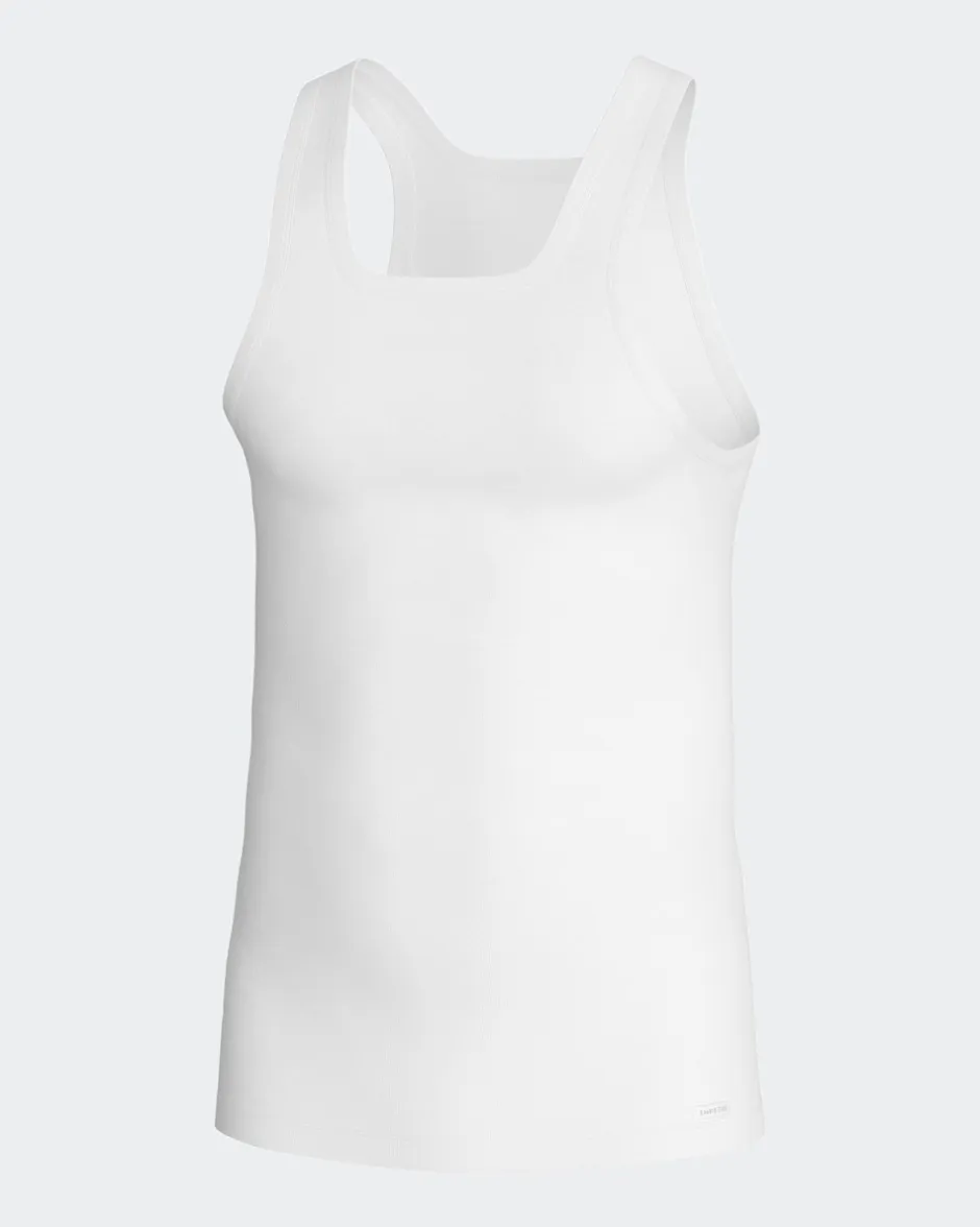 Discount Impetus Pure Cotton Tanktop, , L White
