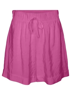 Online Vero Moda Queeny Højtaljede Shorts, , M Phlox Pink