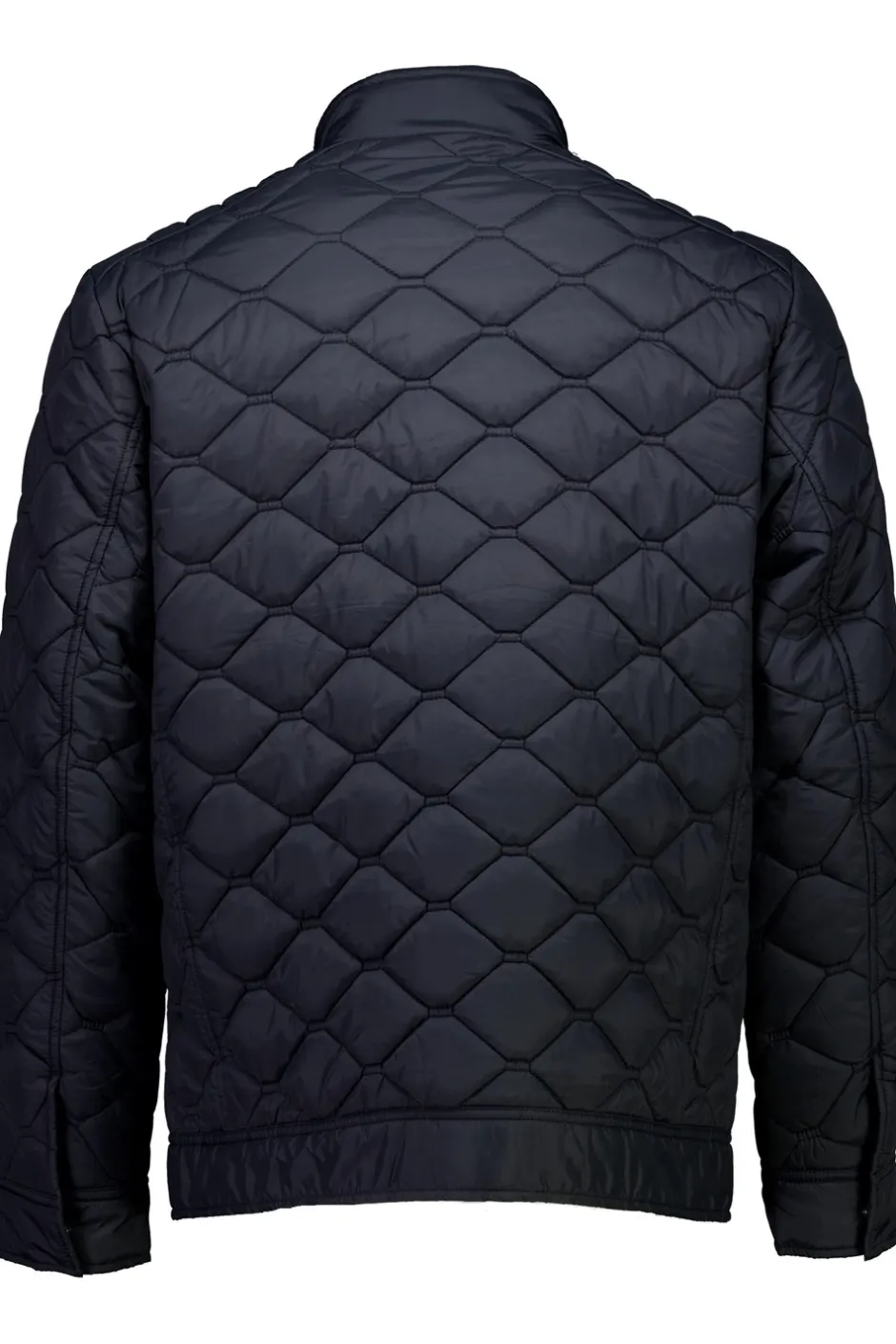 Outlet Bison Quilted Biker Jakke, , XL Black