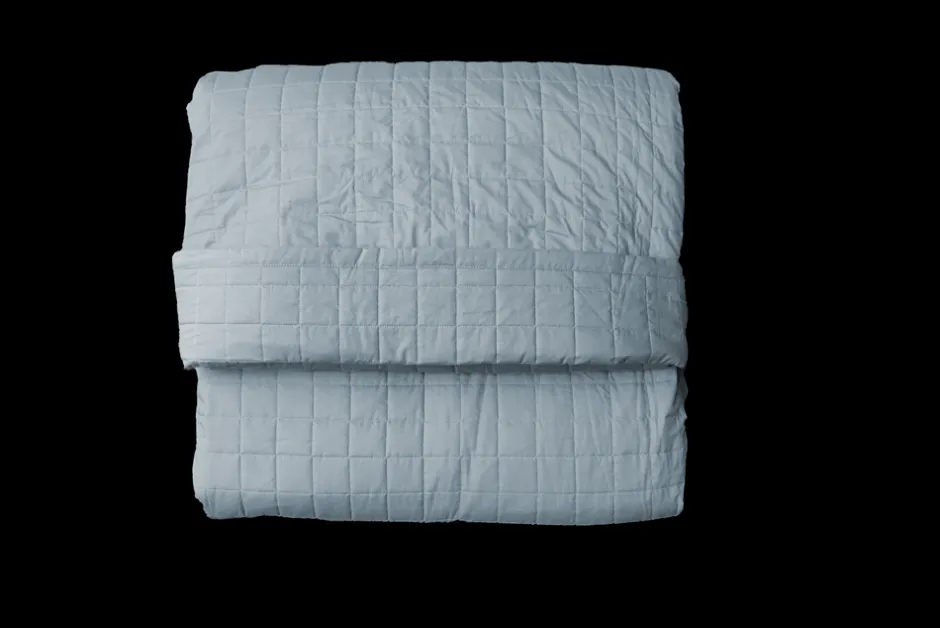 Best OMHU Quiltet Percale Sengetæppe, , 260x260 cm Grå