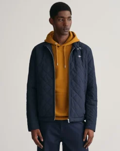 Sale GANT Quiltet Windcheater Jakke, , 4XL Evening Blue