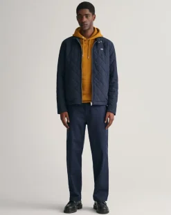 Sale GANT Quiltet Windcheater Jakke, , 4XL Evening Blue